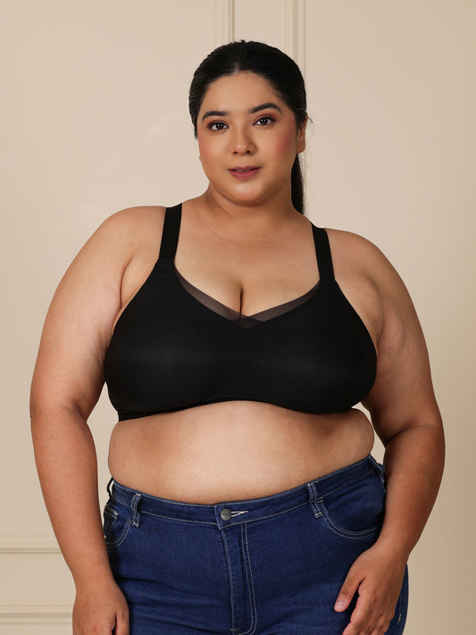Belle Curve Bra — Black