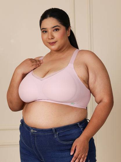 Belle Curve Bra — Pink