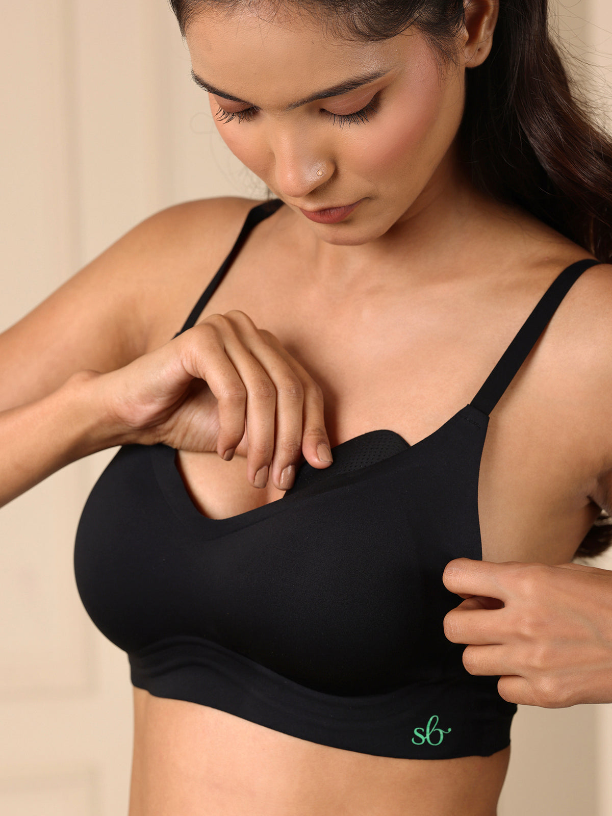 Barely There T-Shirt Bra — Black