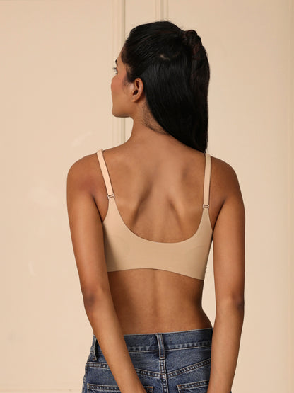 Barely There T-Shirt Bra — Nude