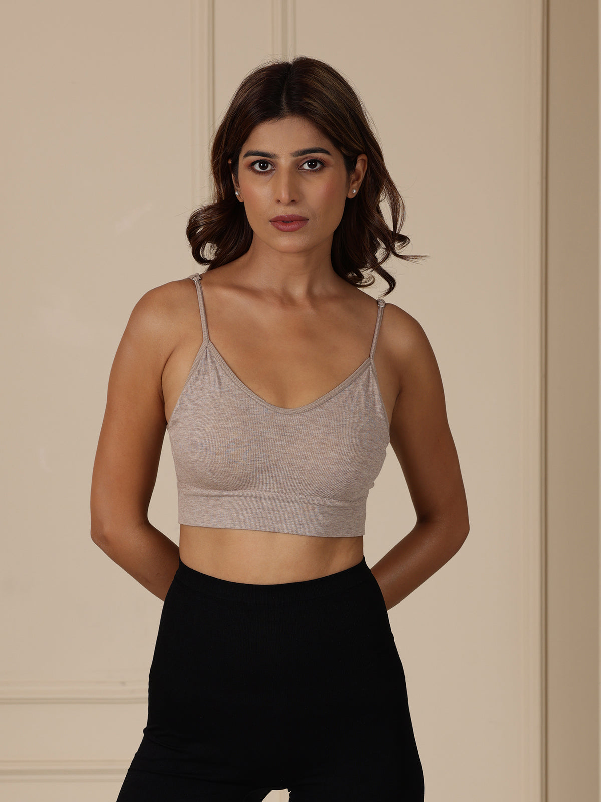 The Cocoon Loungewear Bra — Mocha Beige