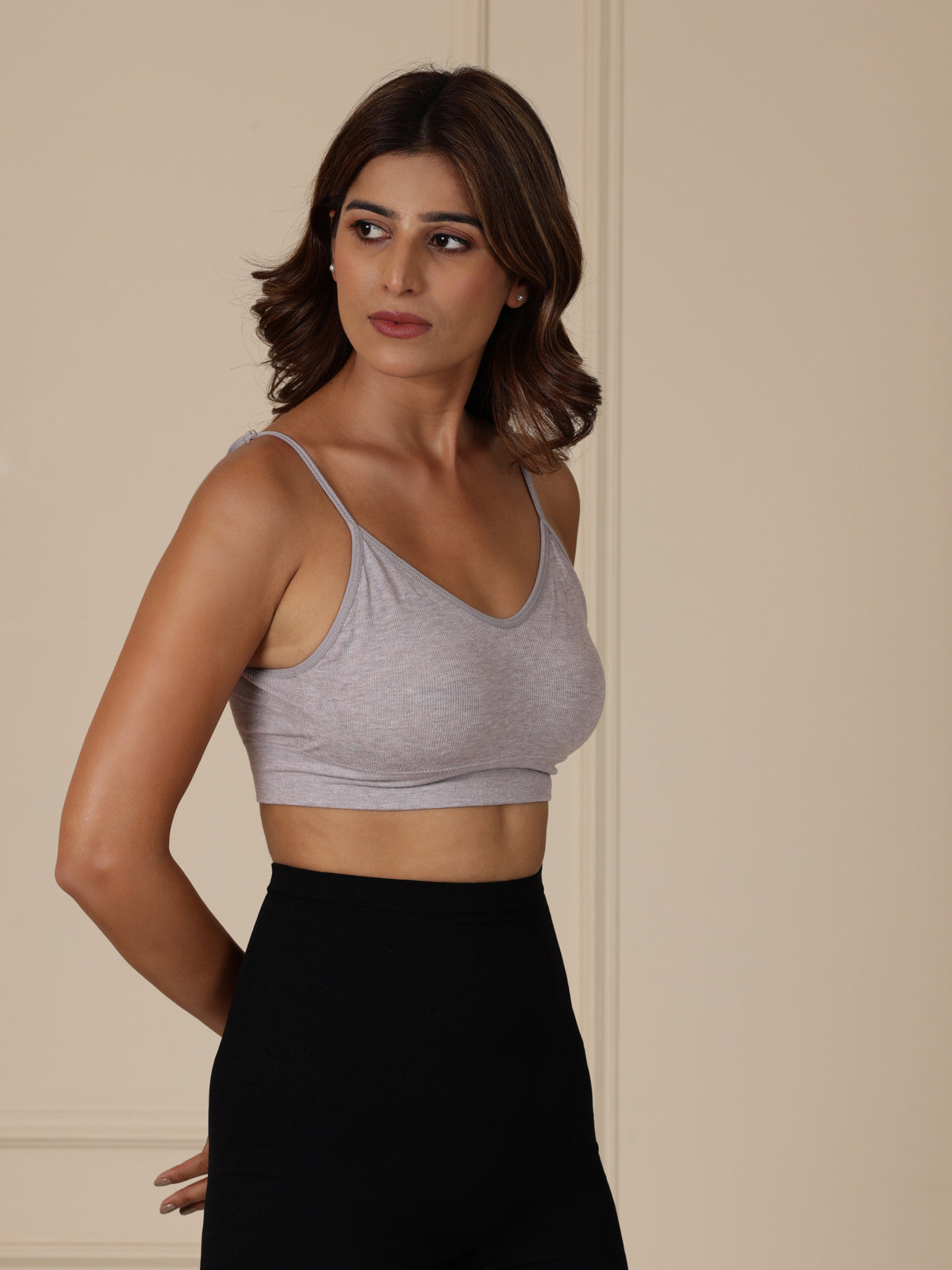 The Cocoon Loungewear Bra — Grey