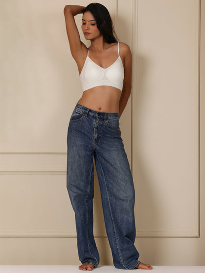 The Cool Down Bra — White