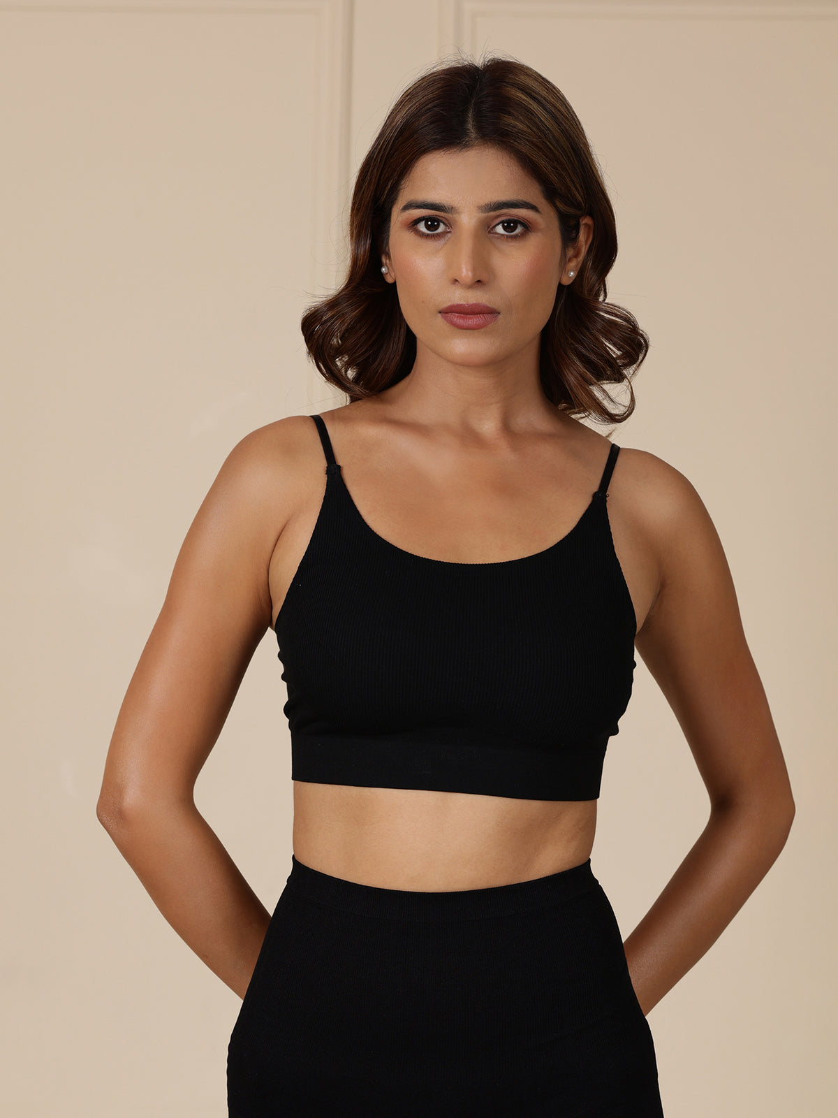 CloudFit Loungewear Bra — Black