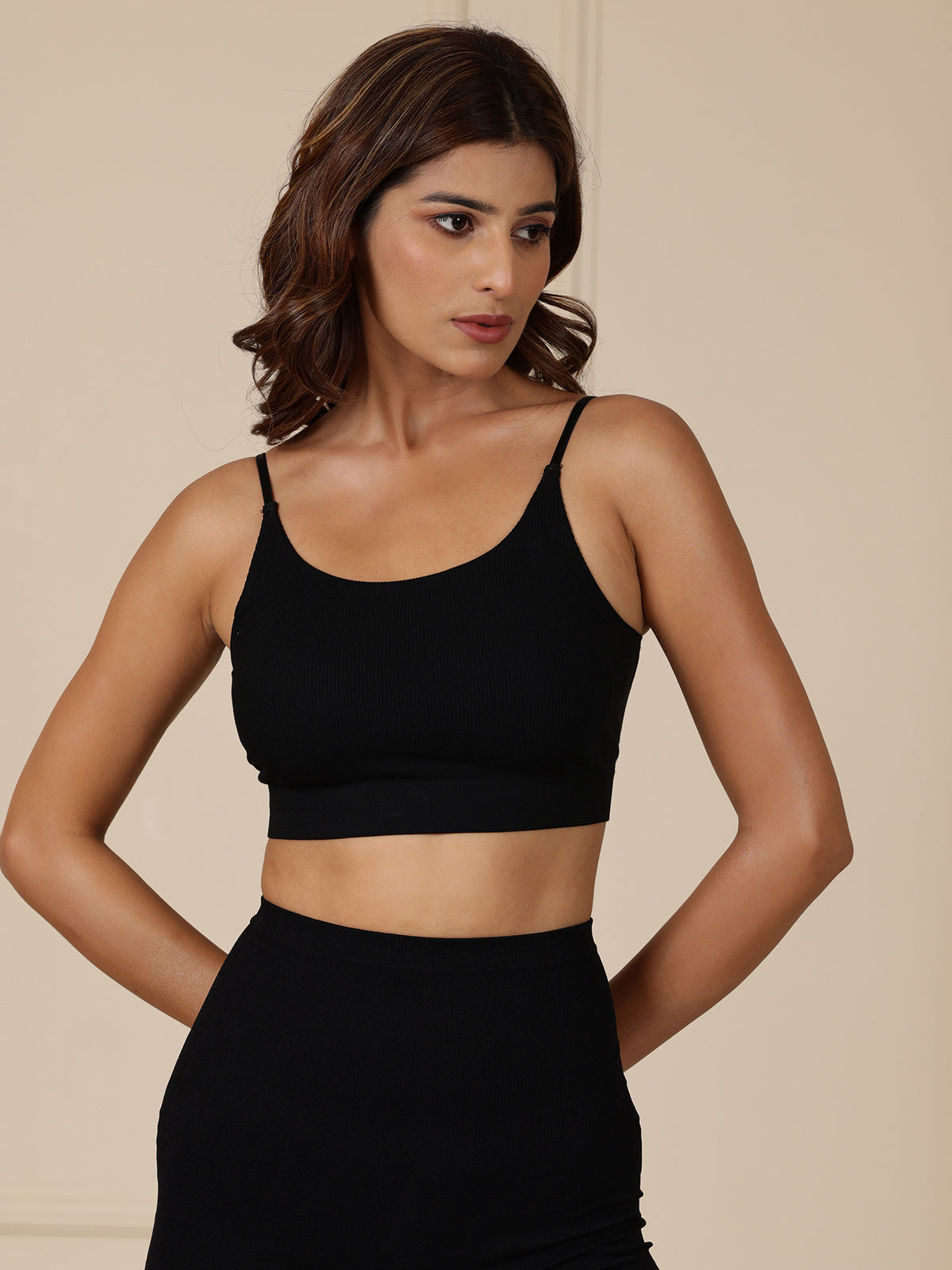 CloudFit Loungewear Bra — Black