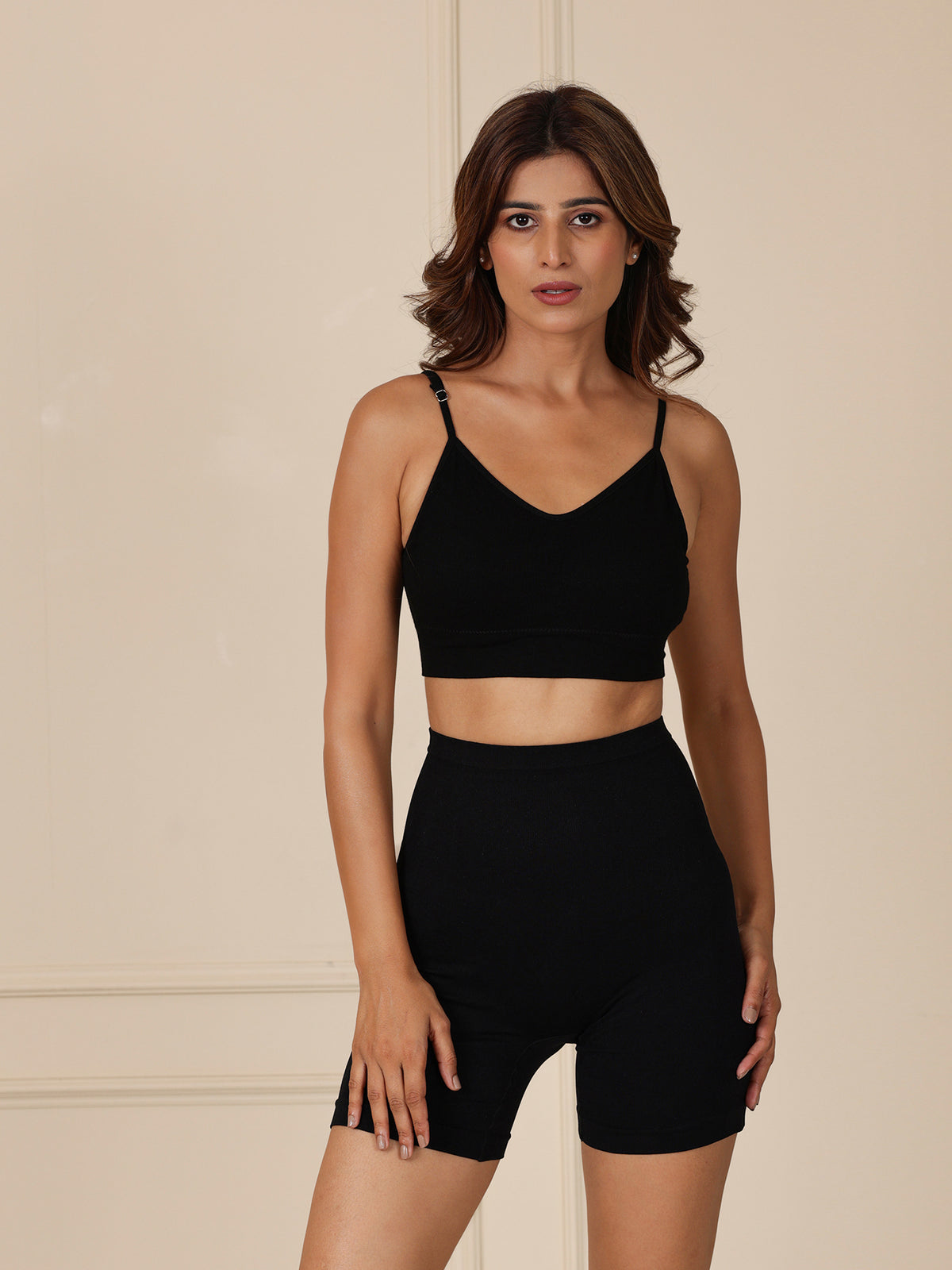 CloudFit Loungewear Bra — Black