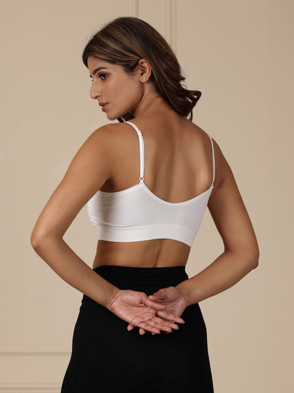CloudFit Loungewear Bra — White