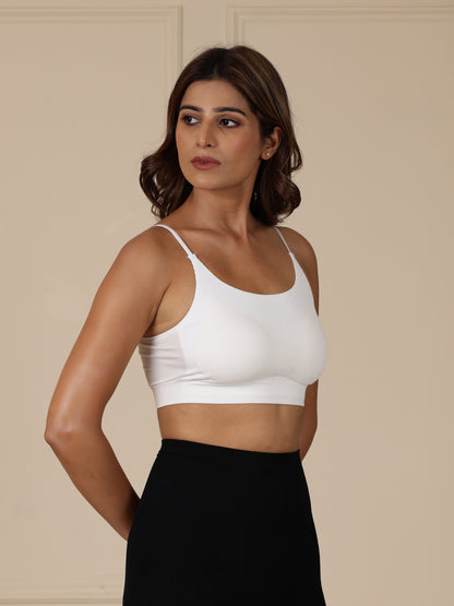 CloudFit Loungewear Bra — White