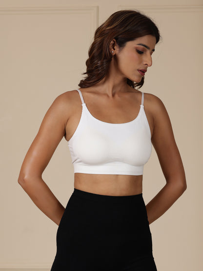 CloudFit Loungewear Bra — White