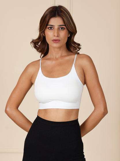 CloudFit Loungewear Bra — White