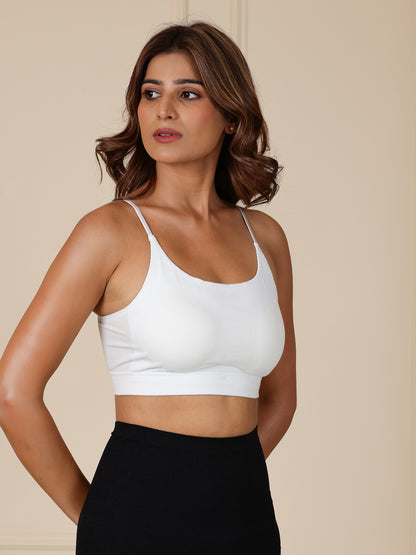 CloudFit Loungewear Bra — White