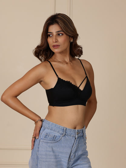 Midnight Muse Bra — Black
