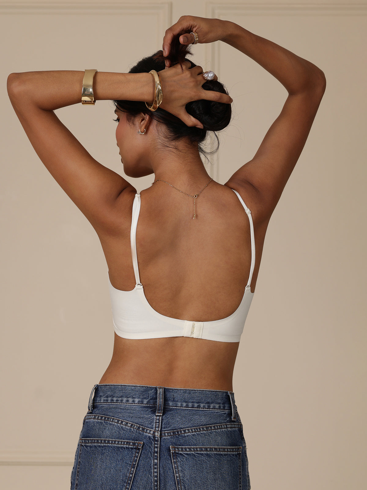 Midnight Muse Bra — White