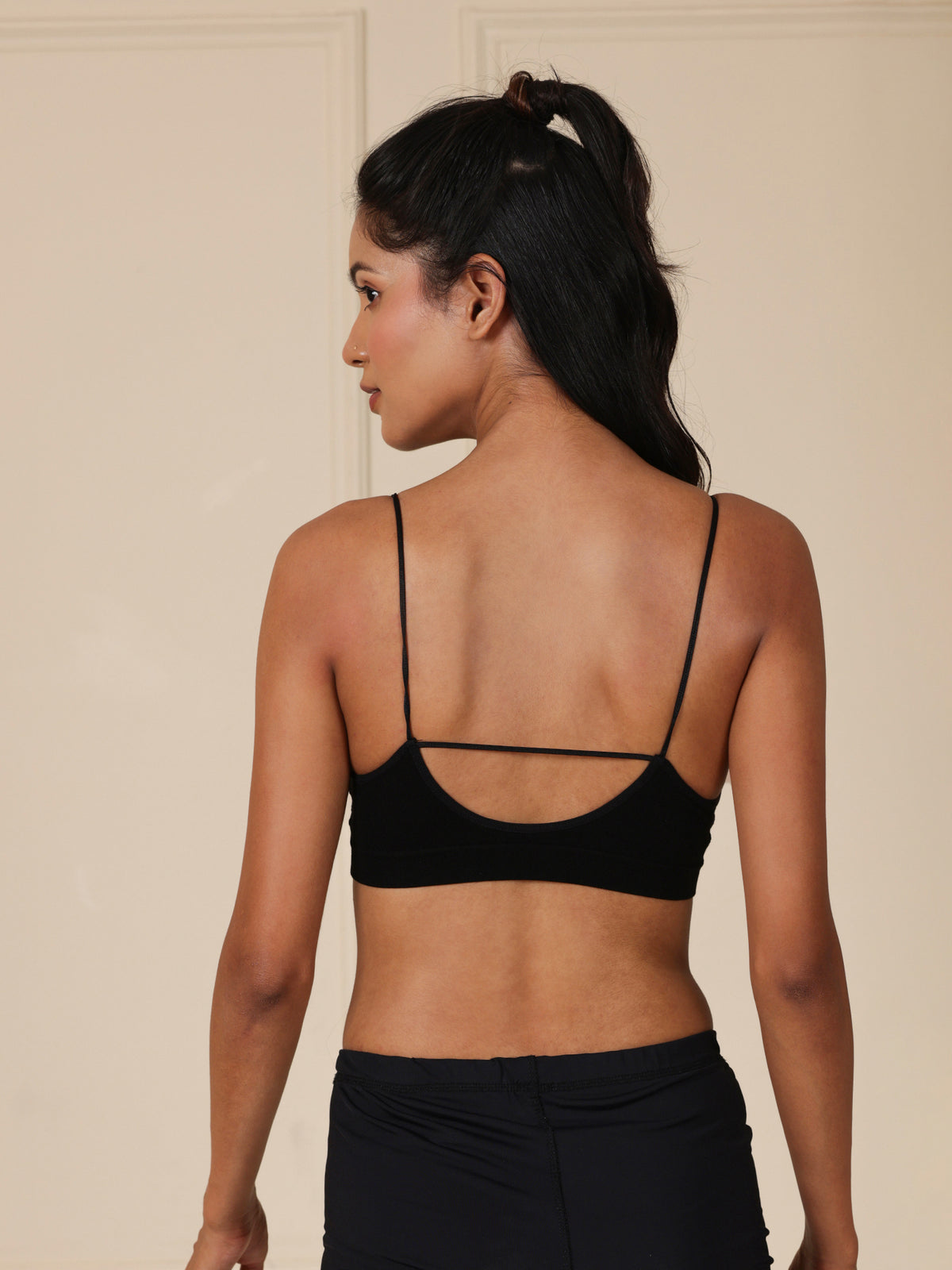The SoftNest Loungewear Bra — Black