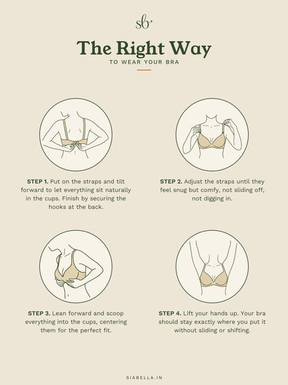 Sia Bella guide — The right way to wear your bra